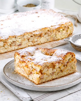 Шарлотка яблочная
